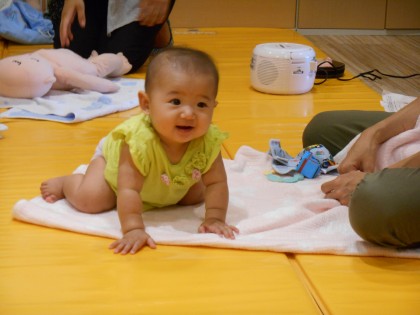 ○●ママと赤ちゃんの愛情たっぷりスキンシップ！オイルベビーマッサージセミナー　保険サロン名古屋植田店●○